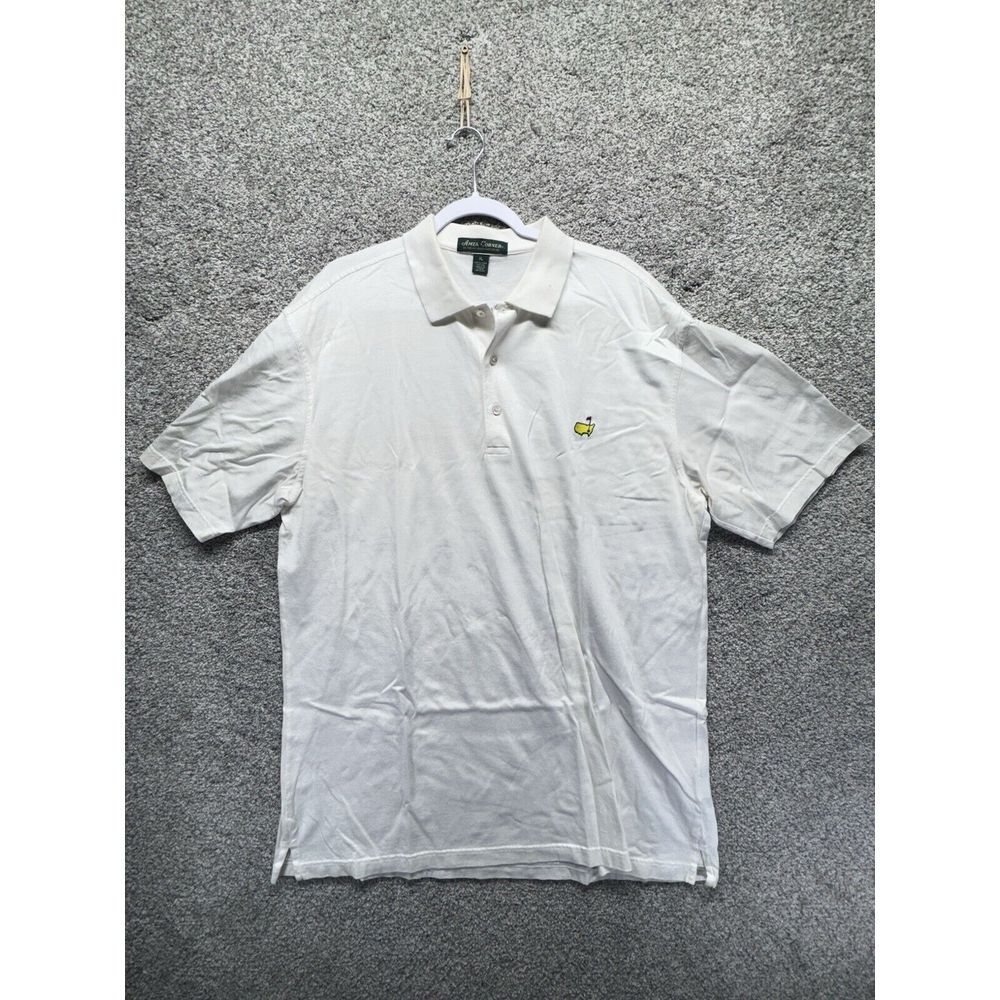 Amen Corner Masters Polo Shirt Adult XL White Logo Golf Mens Augusta National